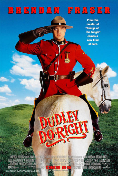 Pixel Demon Dudley Do-Right Movie Poster A2 Size