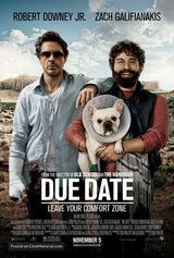 Due Date Cinema Movie Poster A2 Size