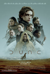 Dune (2021) Cinema Movie Poster A2 Size Version 1