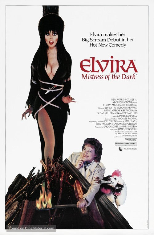 Elvira, Mistress of the Dark Cinema Movie Poster A2 Size