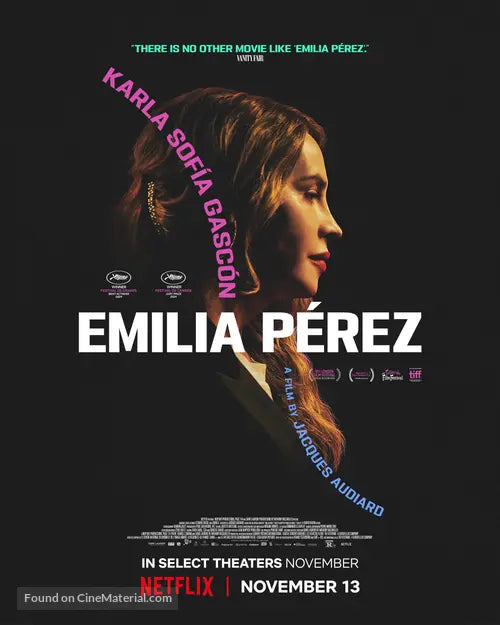 Emilia Pérez Movie Poster A2 Size Version 3
