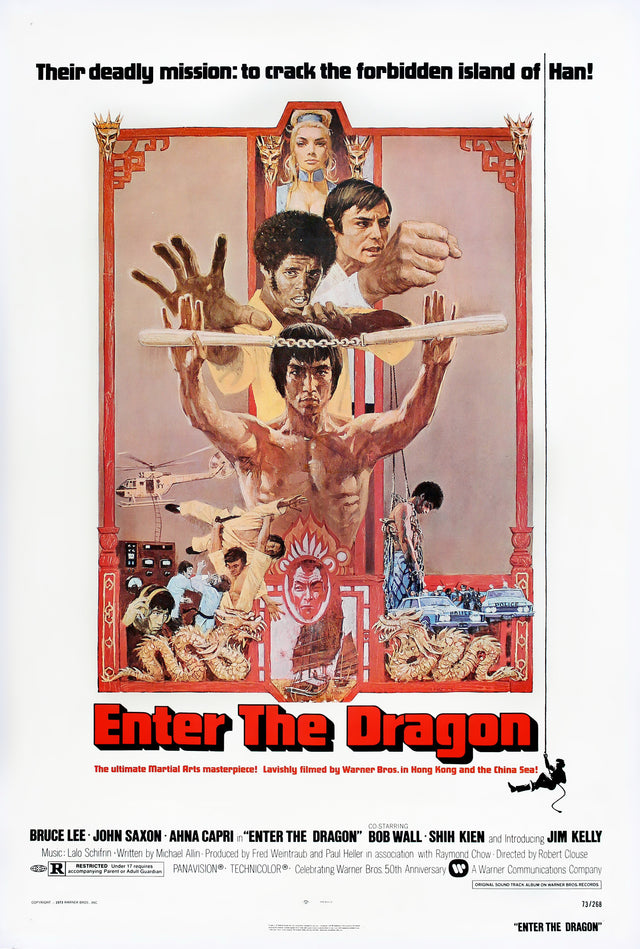 Enter The Dragon A2 Size Movie Poster-Pixel Demon