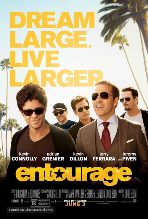 Entourage Cinema Movie Poster A2 Size