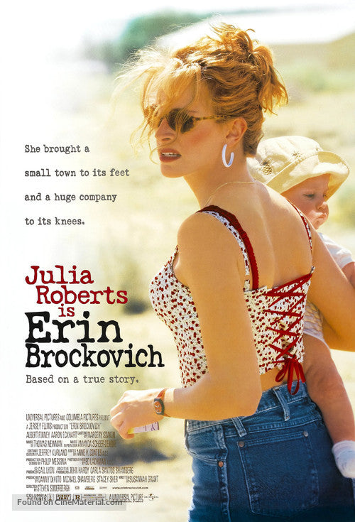 Erin Brockovich Cinema Movie Poster A2 Size