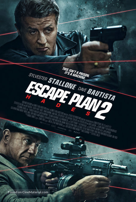 Escape Plan 2: Hades A2 Movie Poster-Pixel Demon