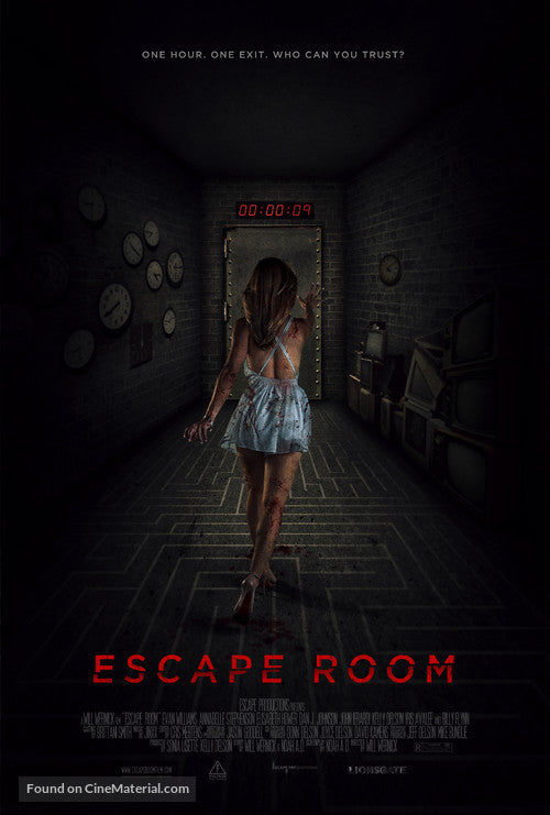 Pixel Demon Escape Room Movie Poster A2 Size