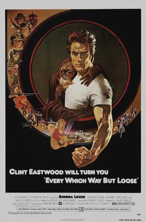 Every Which Way but Loose Cinema Movie Poster A2 Size