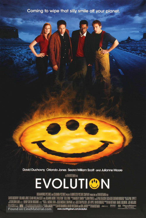 Evolution Cinema Movie Poster A2 Size