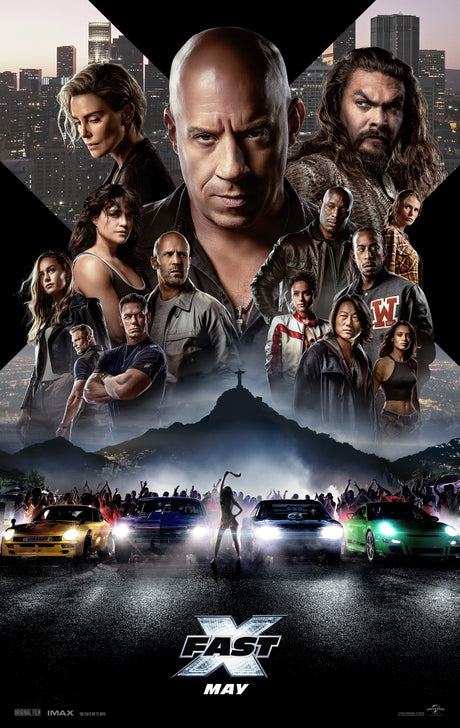 Fast And Furious Saga Style 7 A2 Size Movie Poster-Pixel Demon
