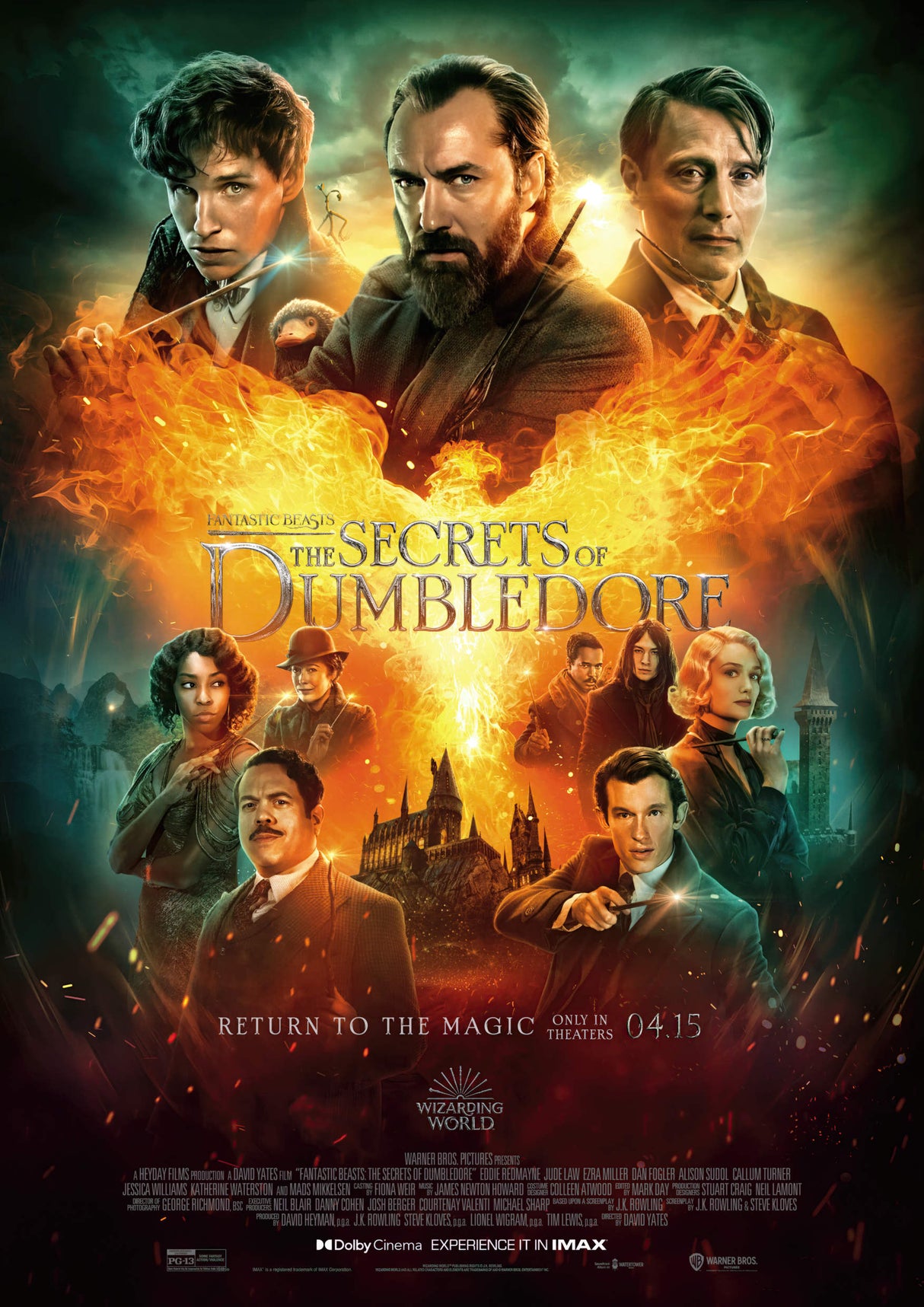 Fantastic Beasts: The Secrets of Dumbledore A2 Size Movie Poster-Pixel Demon