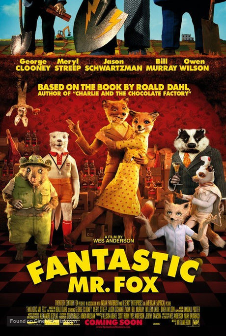 Fantastic Mr. Fox A2 Movie Poster-Pixel Demon
