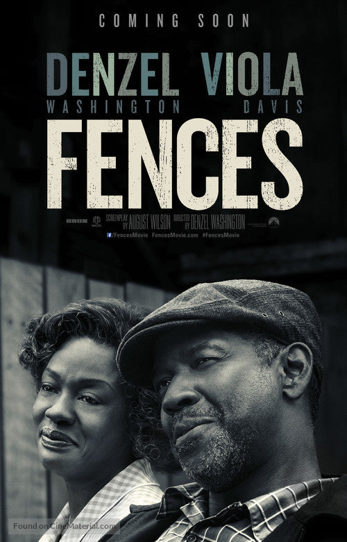 Fences Cinema Movie Poster A2 Size