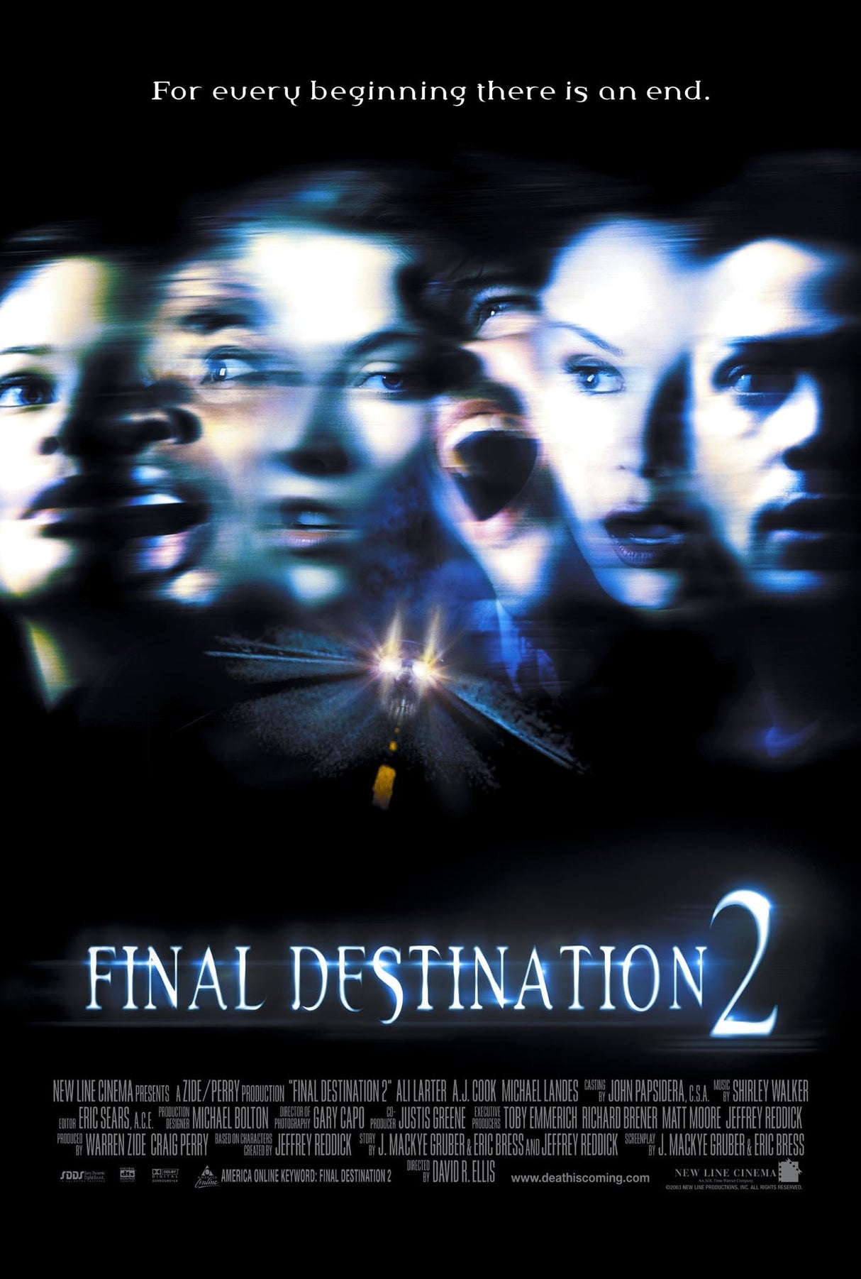 final destination 2 A2 Size Movie Poster-Pixel Demon