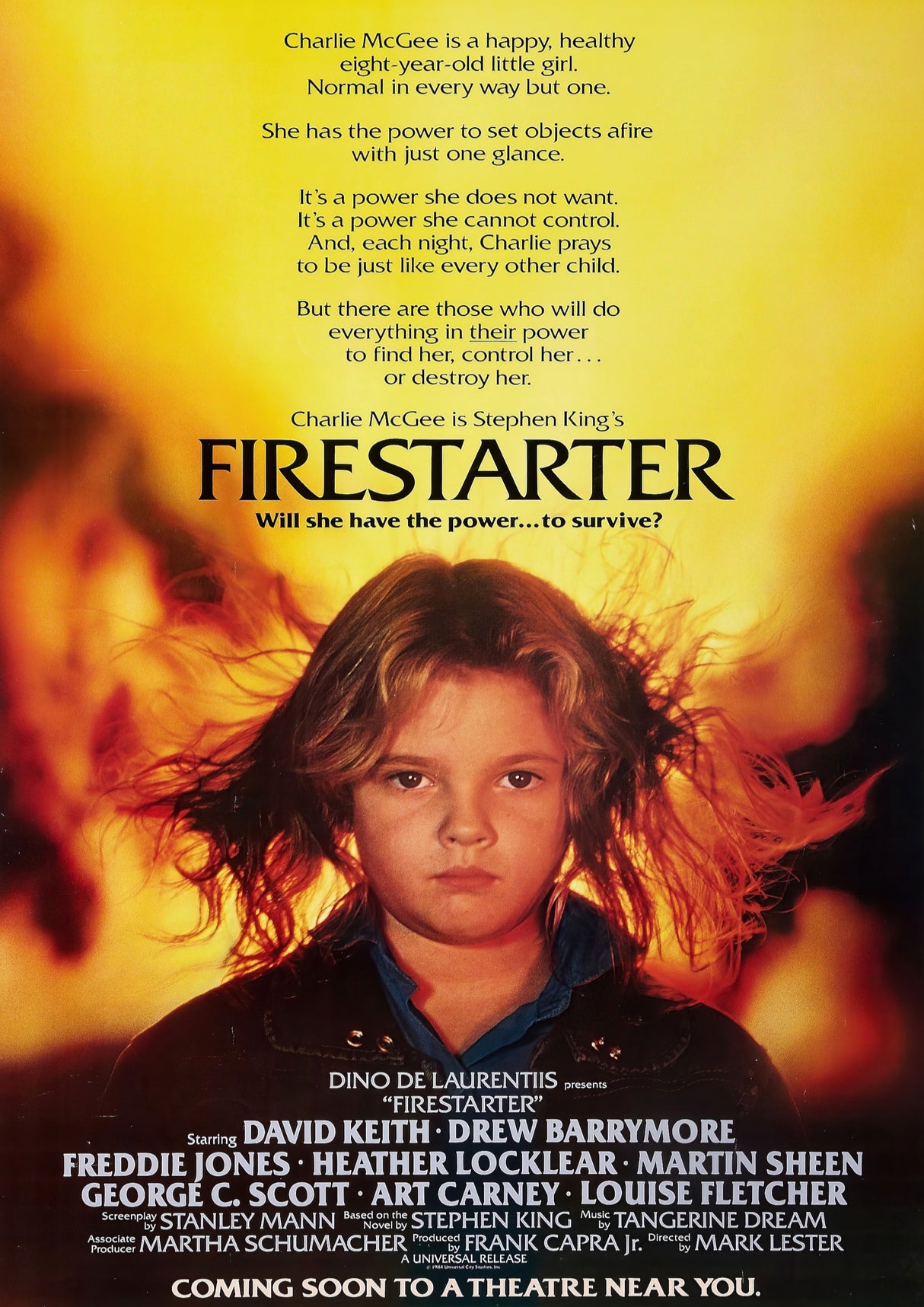 Firestarter A2 Size Movie Poster-Pixel Demon