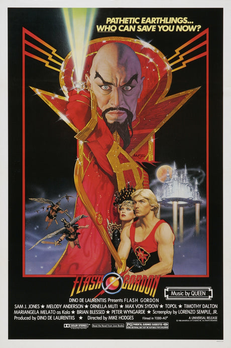 Flash Gordon A2 Size Movie Poster-Pixel Demon