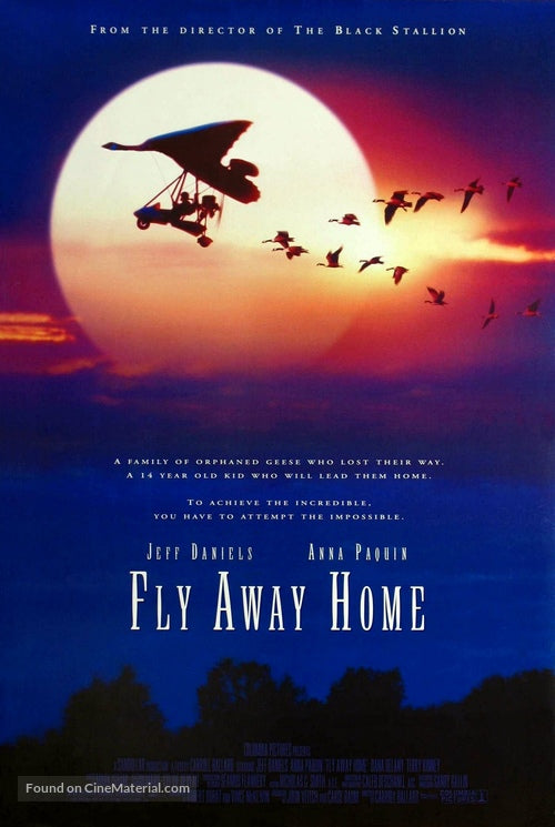 Pixel Demon Fly Away Home Movie Poster A2 Size