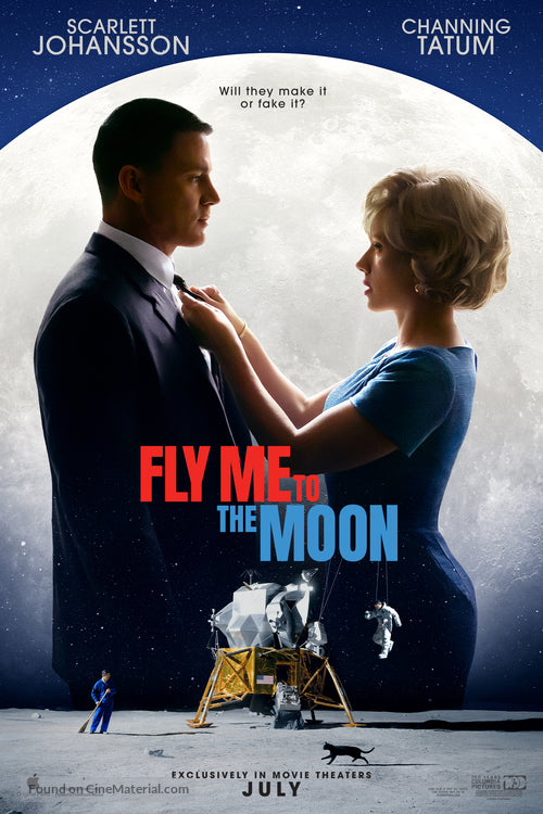 Fly Me to the Moon Cinema Movie Poster A2 Size Version 4