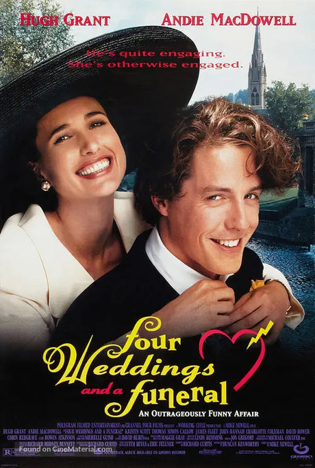 Four Weddings and a Funeral A2 Movie Poster-Pixel Demon