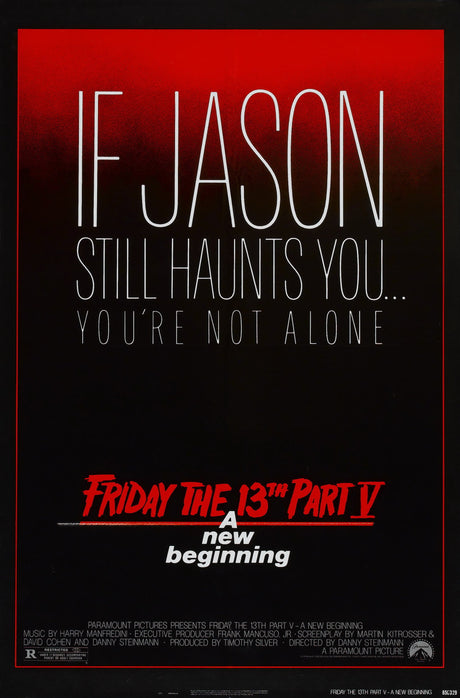 friday the 13th a new beginning A2 Size Movie Poster-Pixel Demon