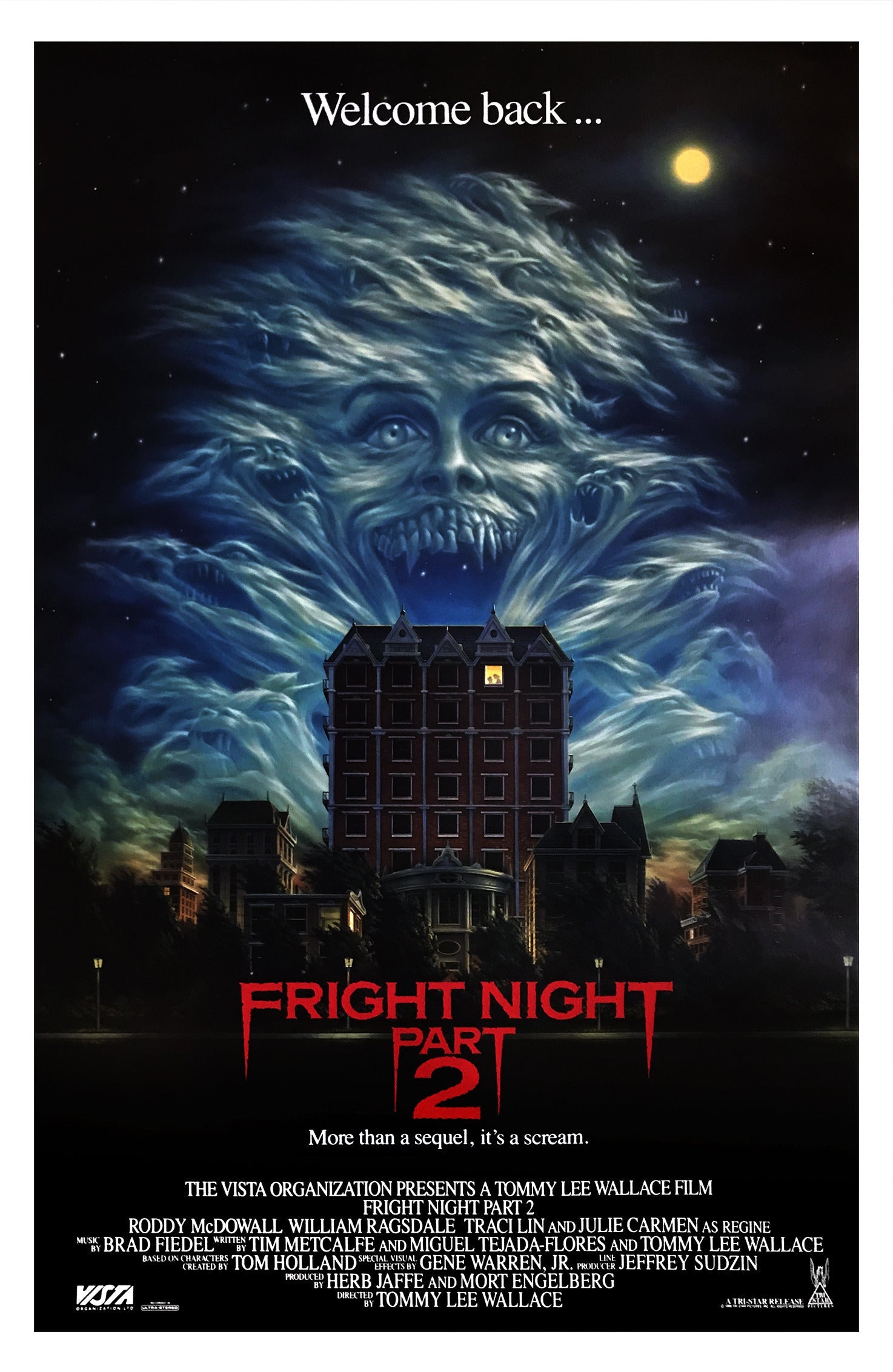 fright night part 2 A2 Size Movie Poster – Pixel Demon