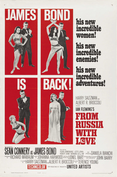 From Russia With Love A2 Size Movie Poster-Pixel Demon
