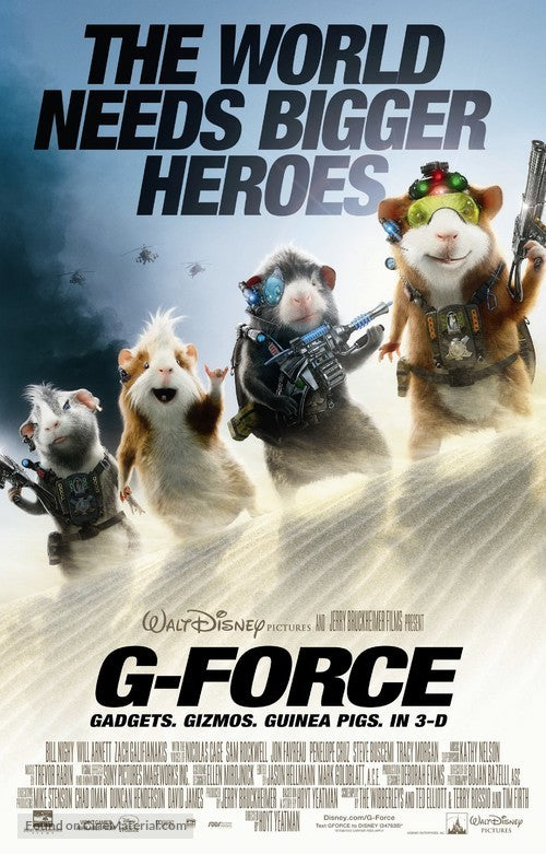 G-Force Cinema Movie Poster A2 Size