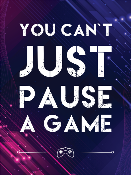 Gamer Text Quotes Design 1 A2 Size Posters-Pixel Demon