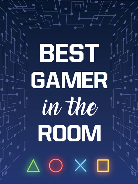 Gamer Text Quotes Design 6 A2 Size Posters-Pixel Demon