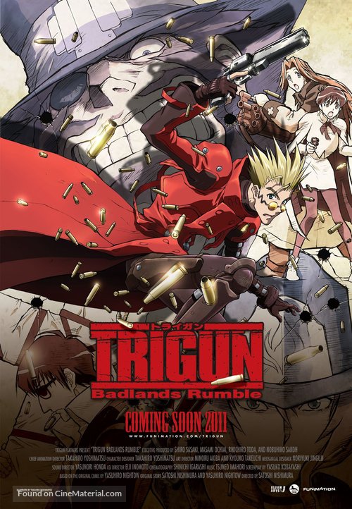 Trigun: Badlands Rumble Cinema Movie Poster A2 Size