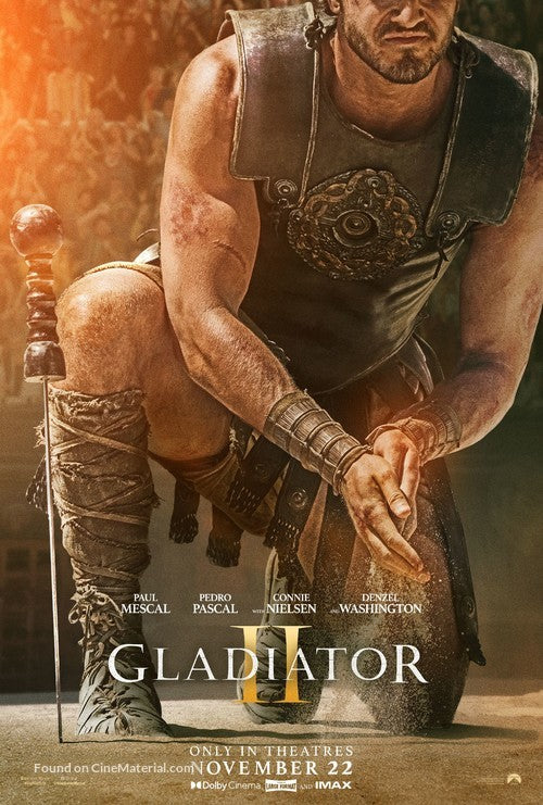 Gladiator II Movie Poster A2 Size Version 4
