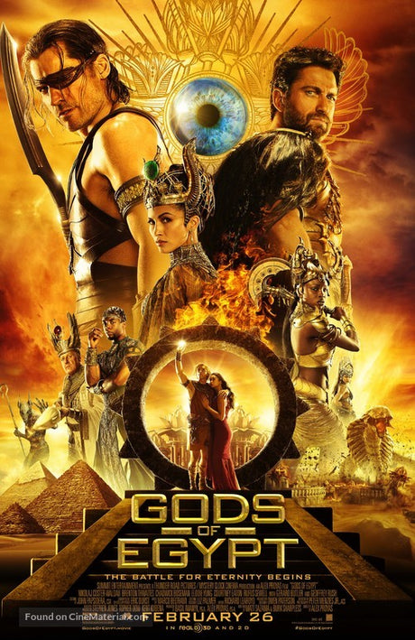 Gods of Egypt A2 Movie Poster-Pixel Demon