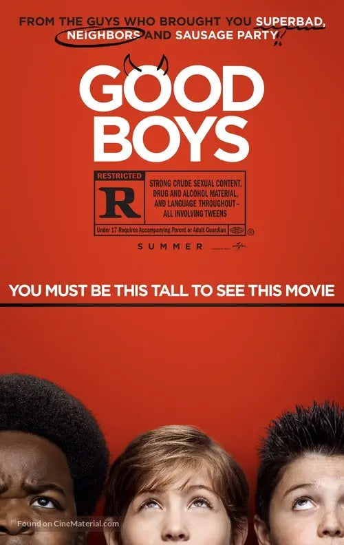 Good Boys Cinema Movie Poster A2 Size