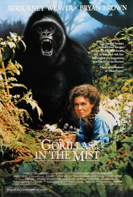 Pixel Demon Gorillas in the Mist Movie Poster A2 Size