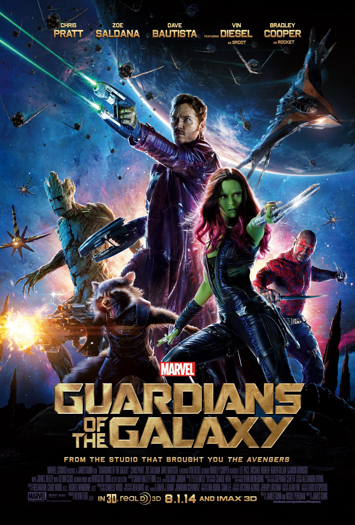 Guardians Of The Galaxy A2 Size Movie Poster-Pixel Demon