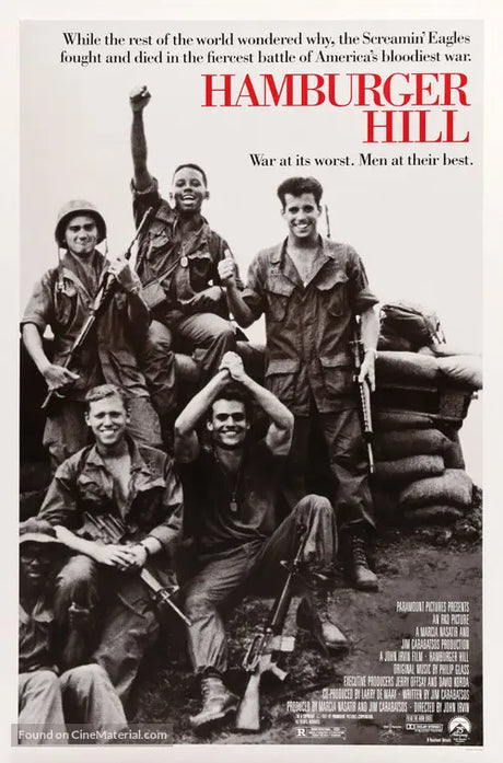 Pixel Demon Hamburger Hill Movie Poster A2 Size