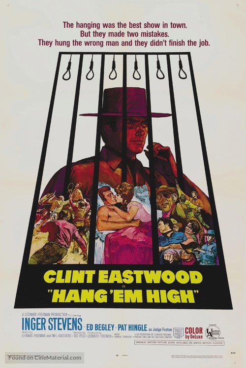 Hang 'em High A2 Movie Poster-Pixel Demon