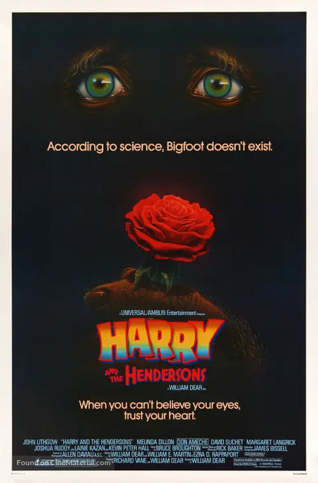 Pixel Demon Harry and the Hendersons Movie Poster A2 Size