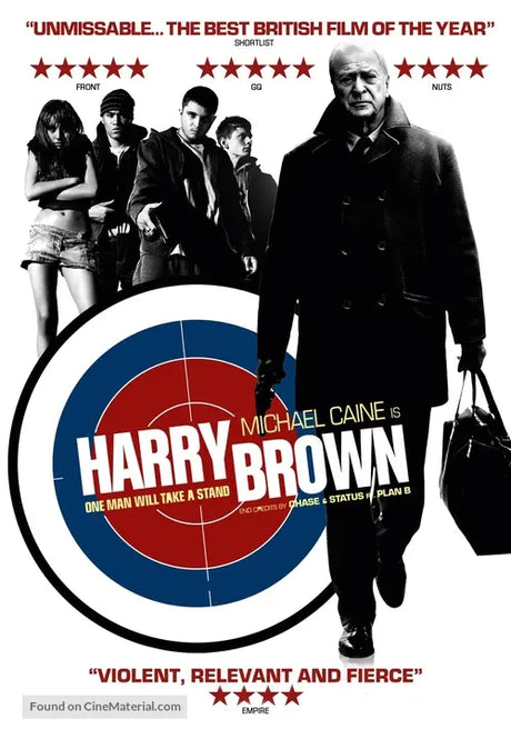 Pixel Demon Harry Brown Movie Poster A2 Size