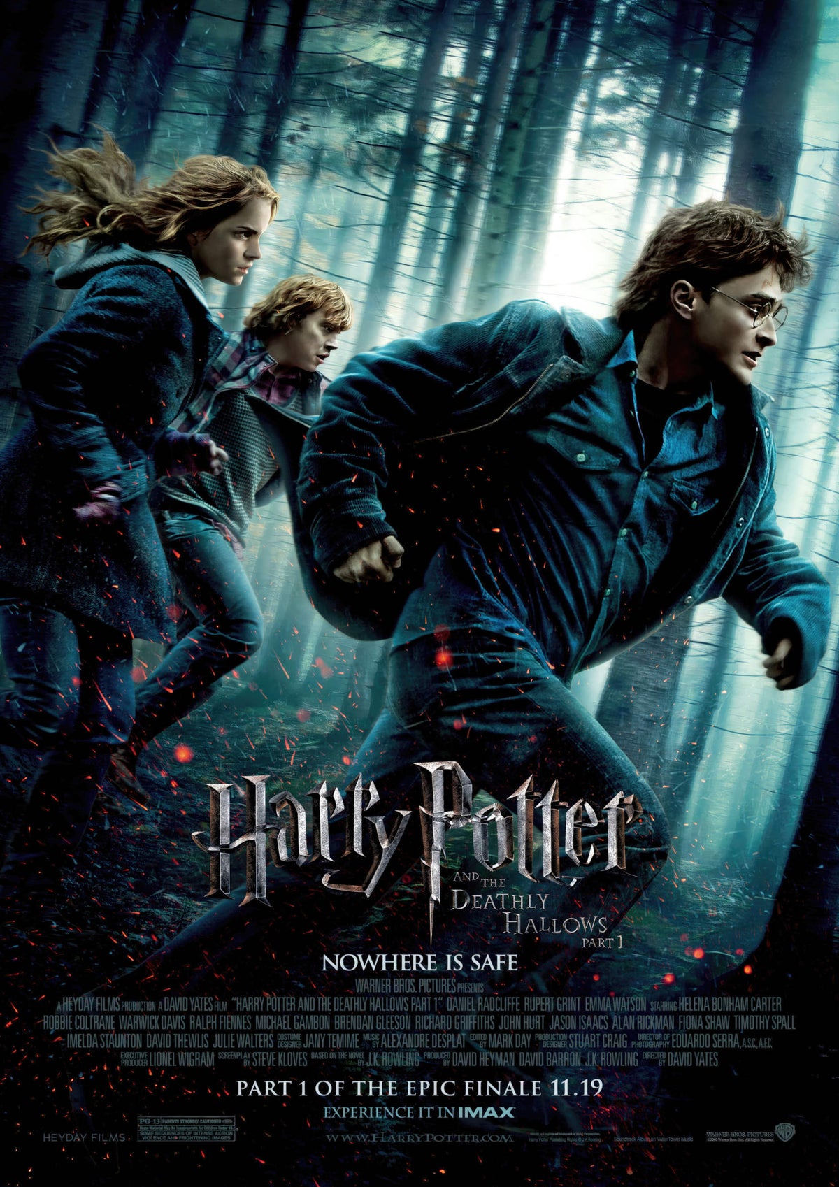 Harry Potter And The Deathly Hallows: Part 1 A2 Size Movie Poster-Pixel Demon