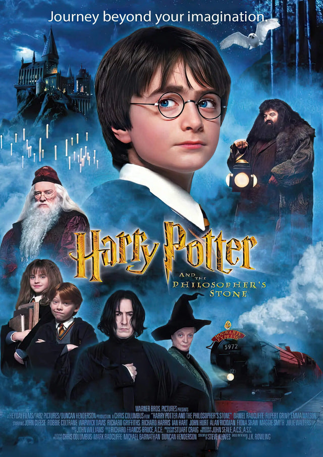 Harry Potter And The Philosopher's Stone A2 Size Movie Poster-Pixel Demon