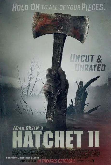 Pixel Demon Hatchet II Movie Poster A2 Size