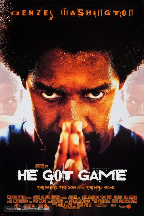 Pixel Demon He Got Game Movie Poster A2 Size