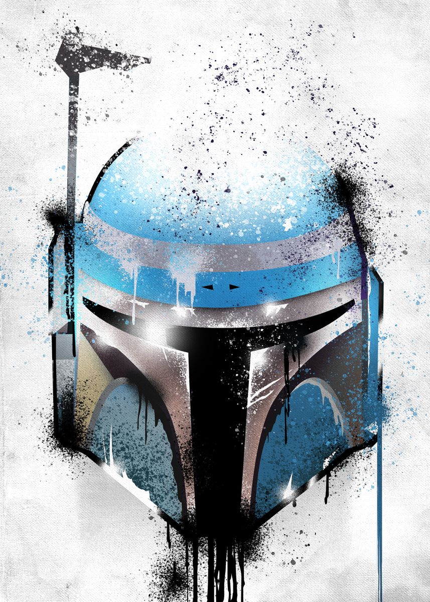 Star Wars Helmets Option 11  A2 Size Posters-Pixel Demon