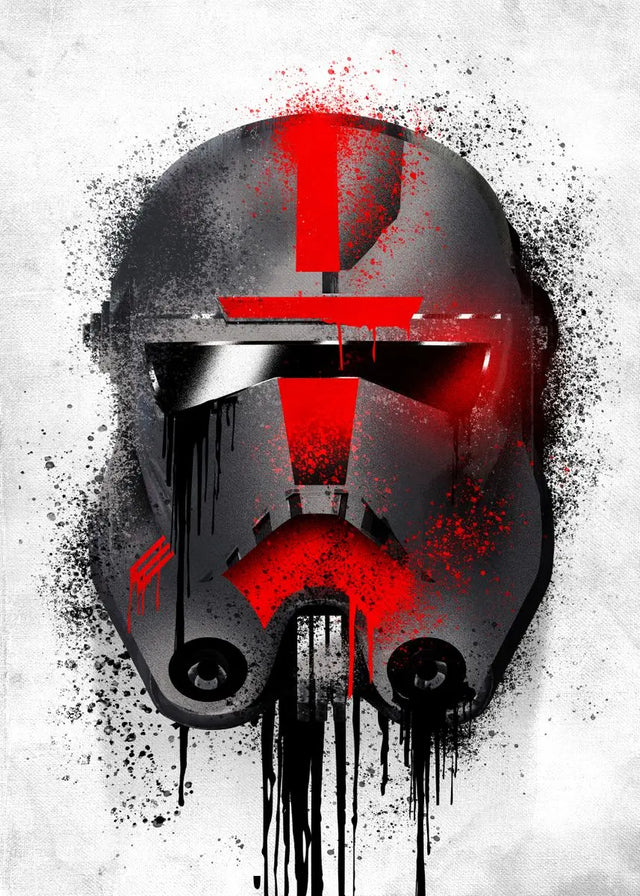 Star Wars Helmets Option 14  A2 Size Posters-Pixel Demon