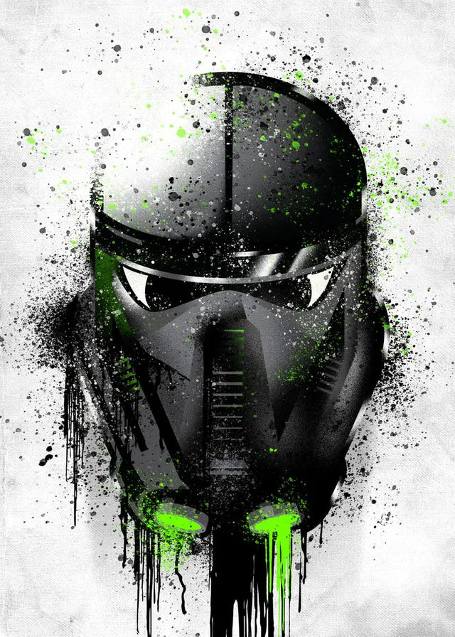 Star Wars Helmets Option 19  A2 Size Posters-Pixel Demon