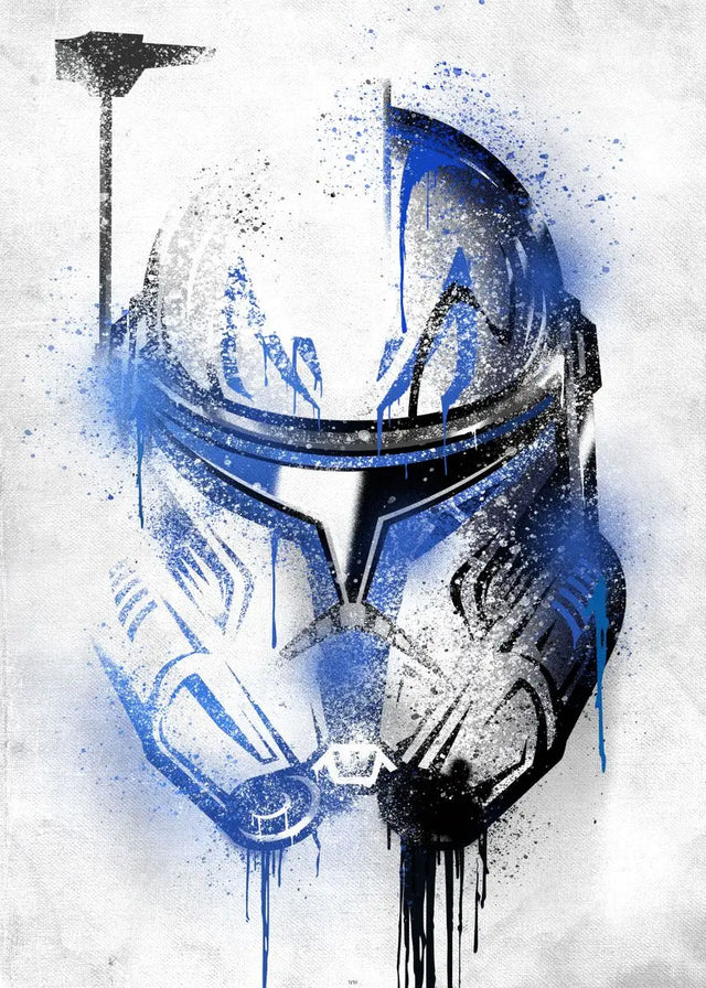 Star Wars Helmets Option 8  A2 Size Posters-Pixel Demon