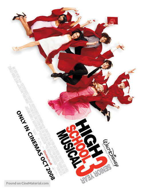 High School Musical 3: Senior Year Cinema Movie Poster A2 Size