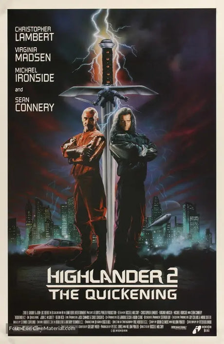 Pixel Demon Highlander II: The Quickening Movie Poster A2 Size