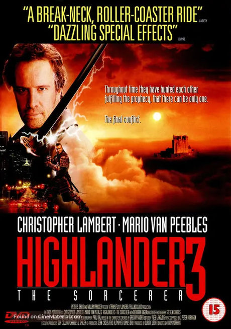 Pixel Demon Highlander III: The Sorcerer Movie Poster A2 Size