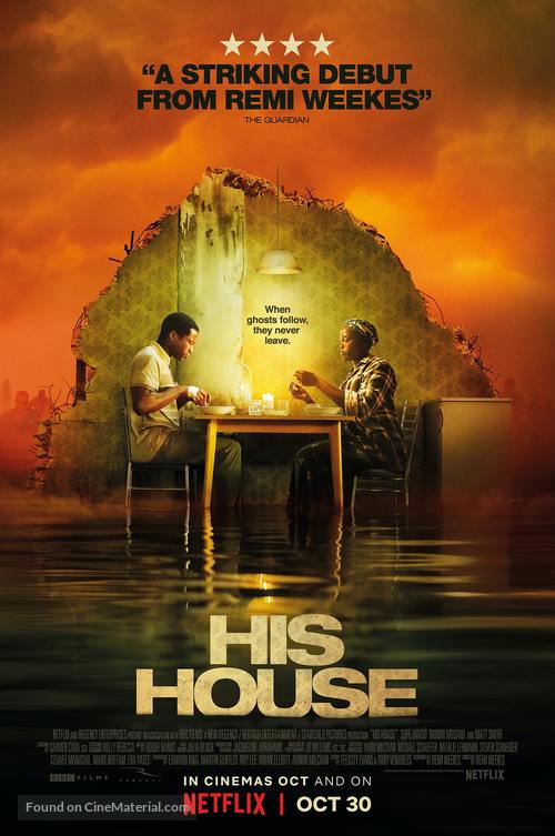 His House Cinema Movie Poster A2 Size